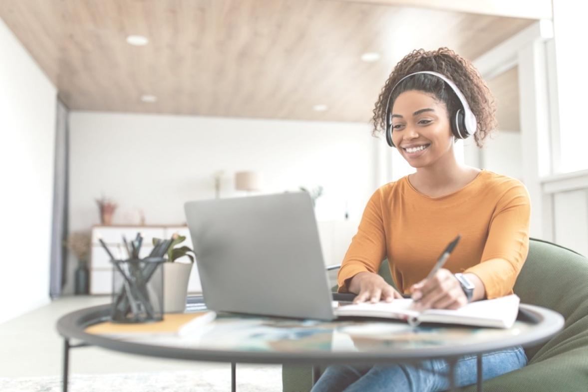 Teilnehmer und Experte im interaktiven Webinar-Austausch